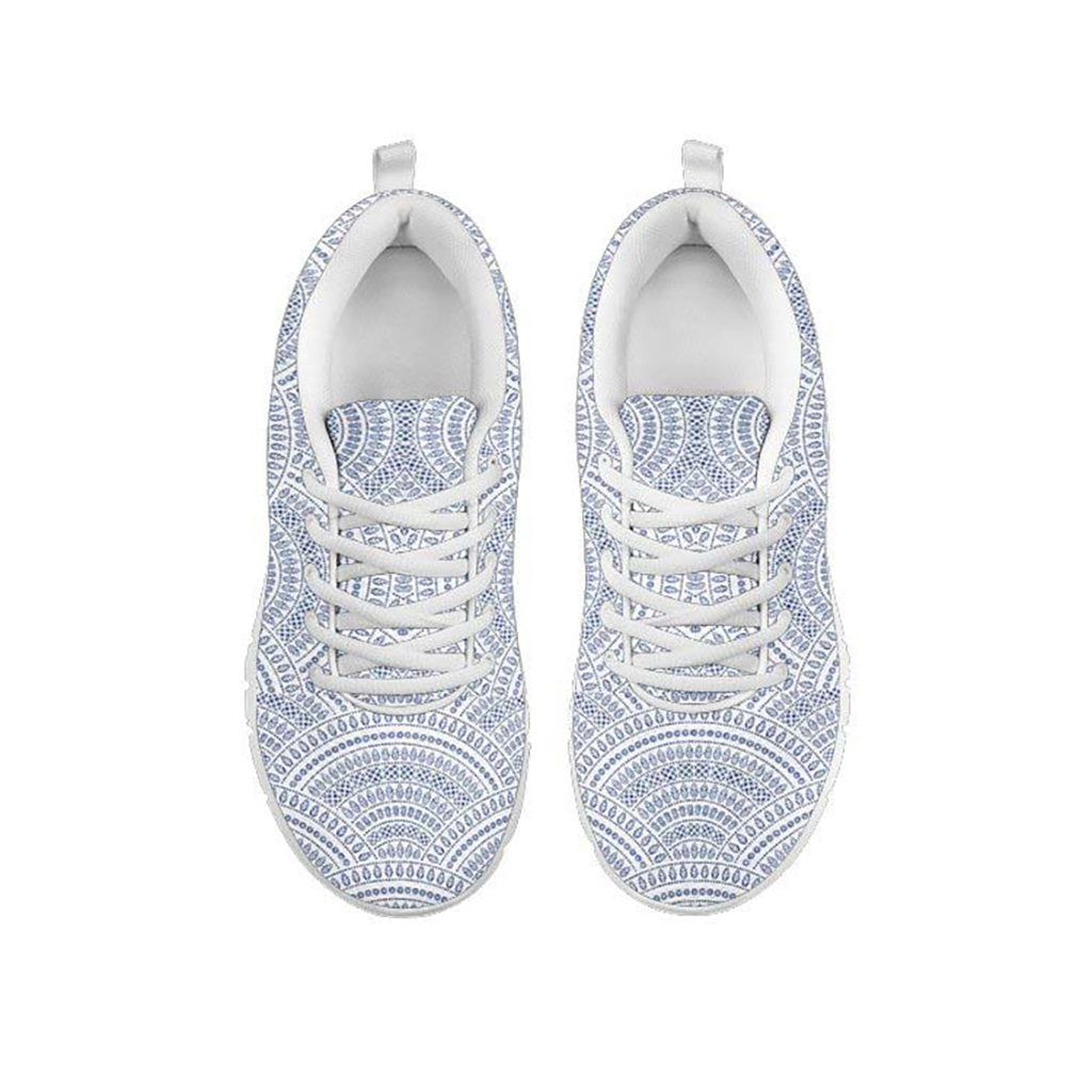 Blue Circle Mandalas Sneakers