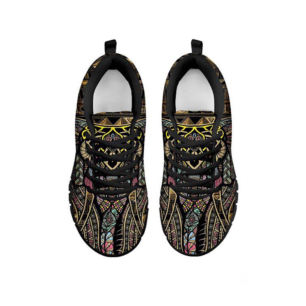 Brown Tribal Sneakers