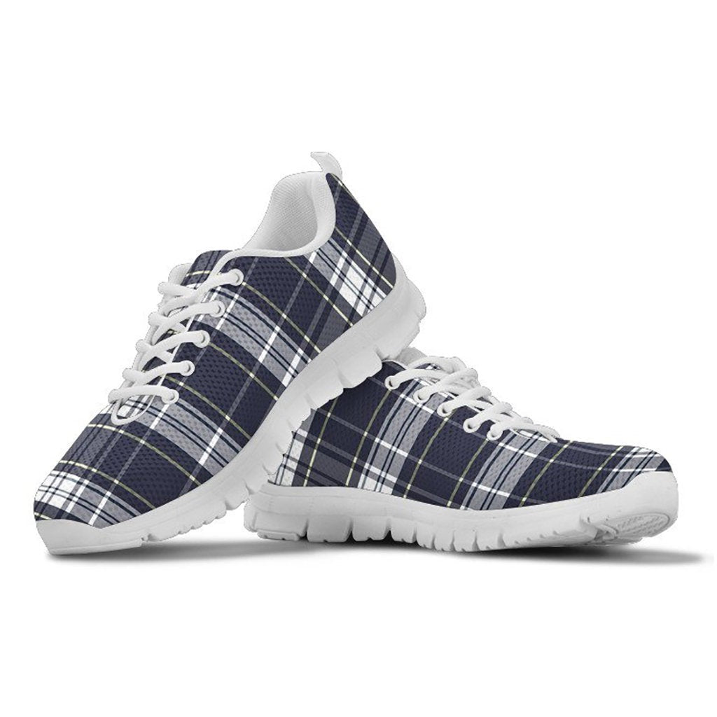 Blue Yellow Plaid Sneakers