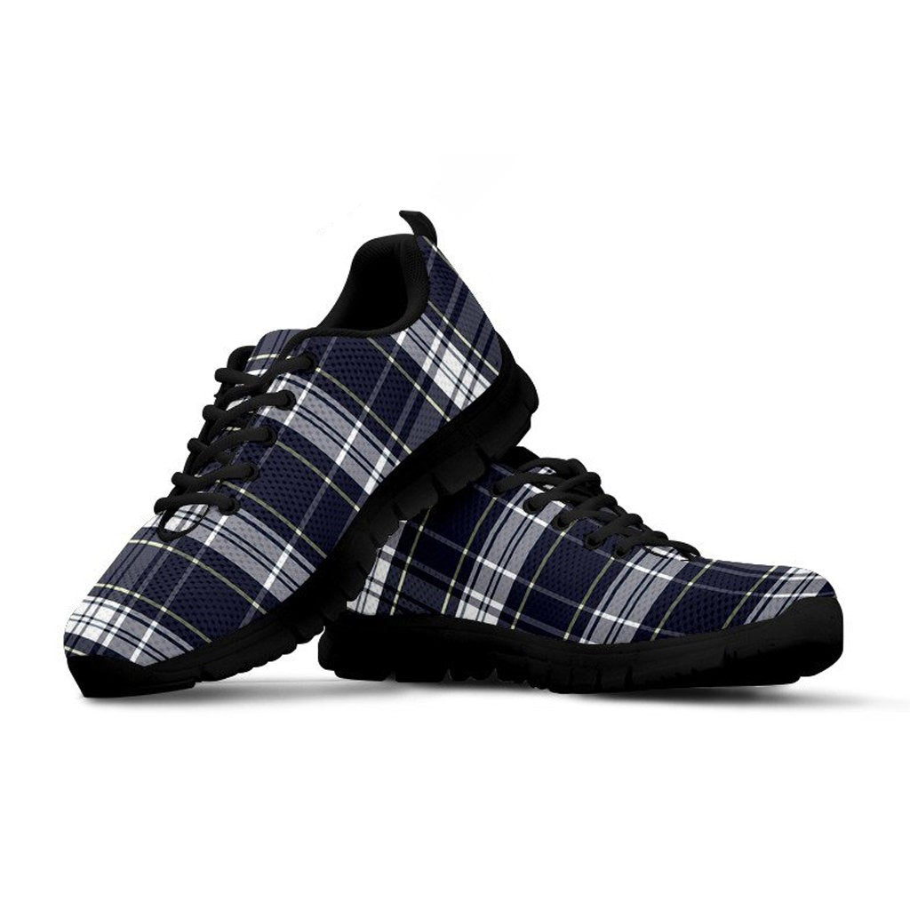 Blue Yellow Plaid Sneakers