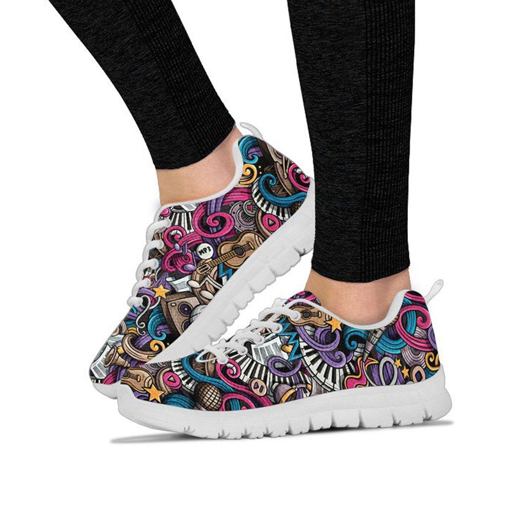 Colorful Funky Musical Sneakers