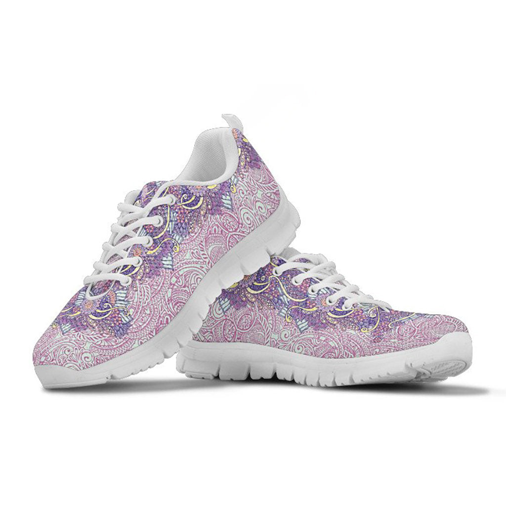 Pink & Purple Henna Decor Sneakers