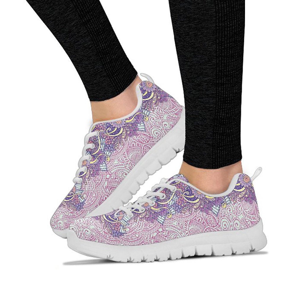 Pink & Purple Henna Decor Sneakers