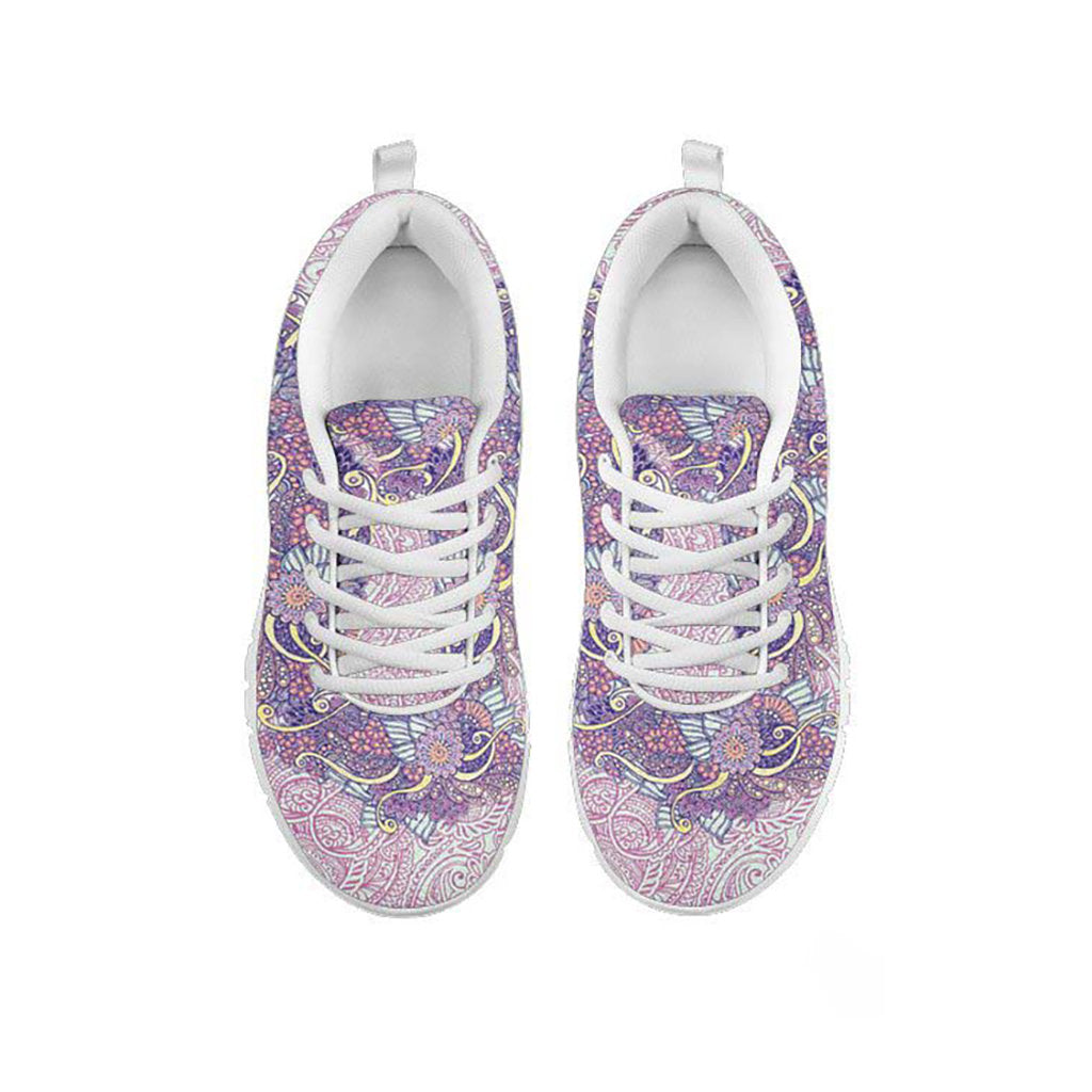 Pink & Purple Henna Decor Sneakers