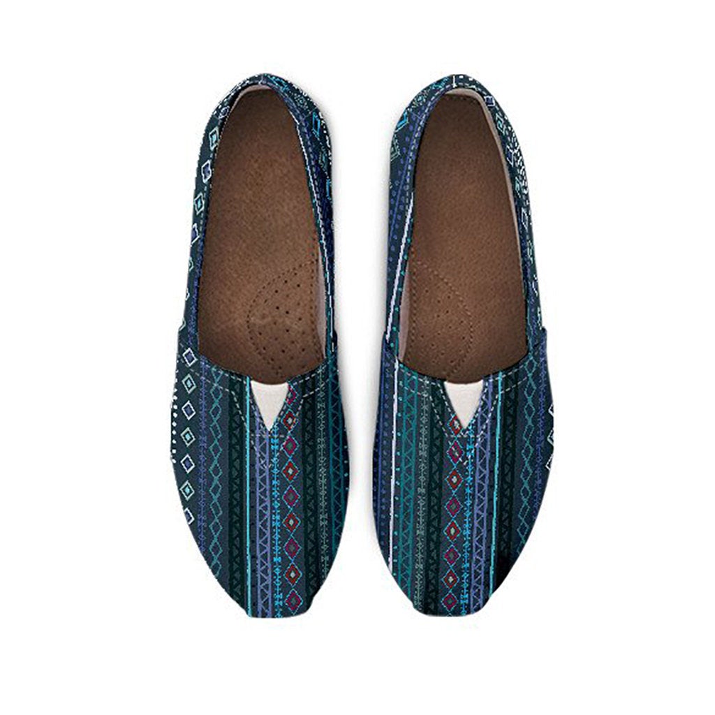 Boho Stripe Decor Casual Shoes