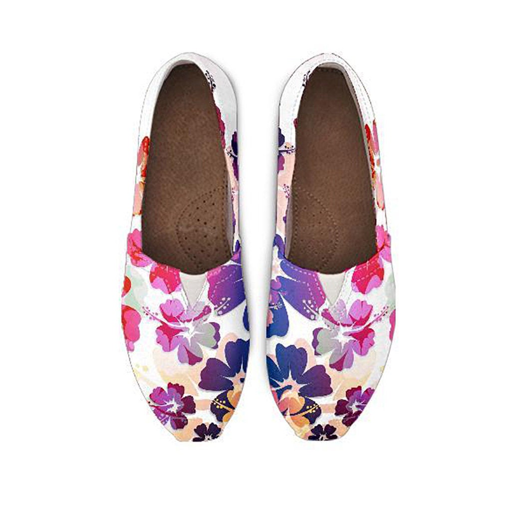 Colorful Aloha Flowers Casual Shoes