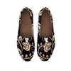 Tan Floral Decor Casual Shoes