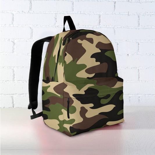 Army Green Camouflage Backpack