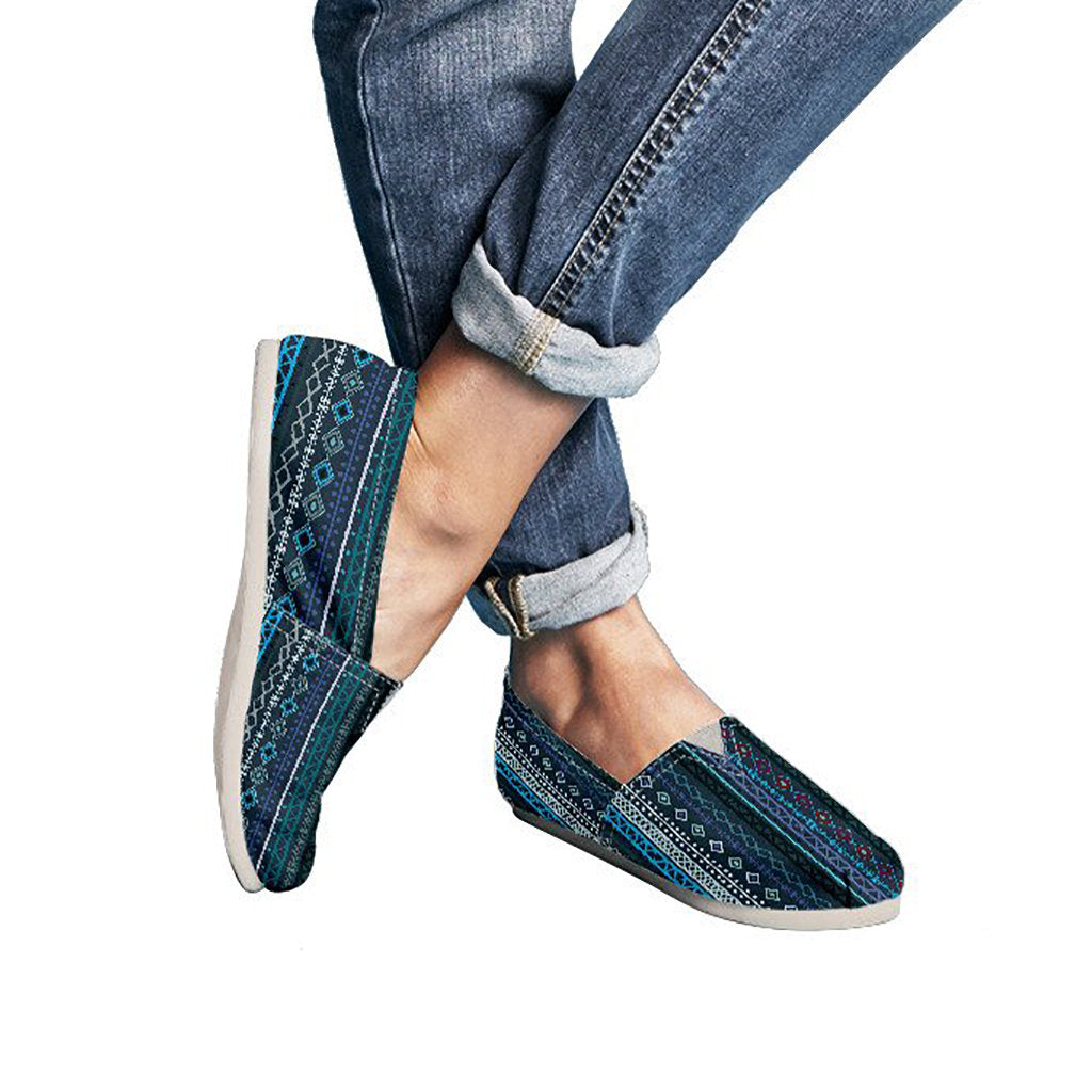 Boho Stripe Decor Casual Shoes