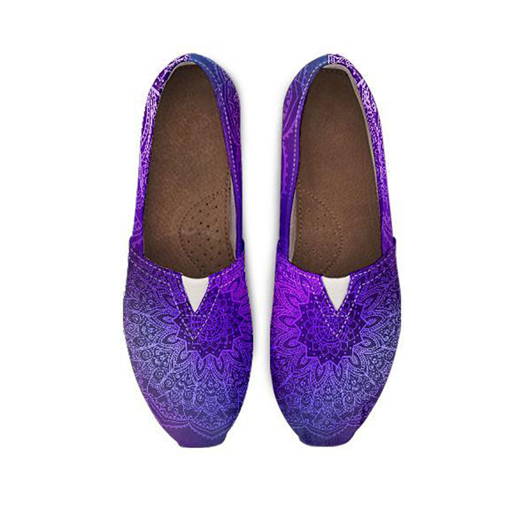 Purple Mandalas Casual Shoes