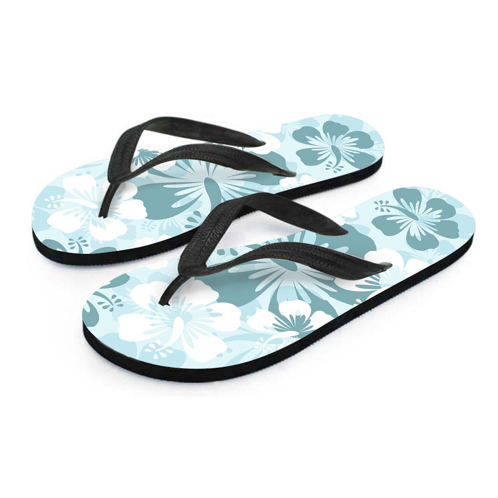 Teal Green Aloha Flowers