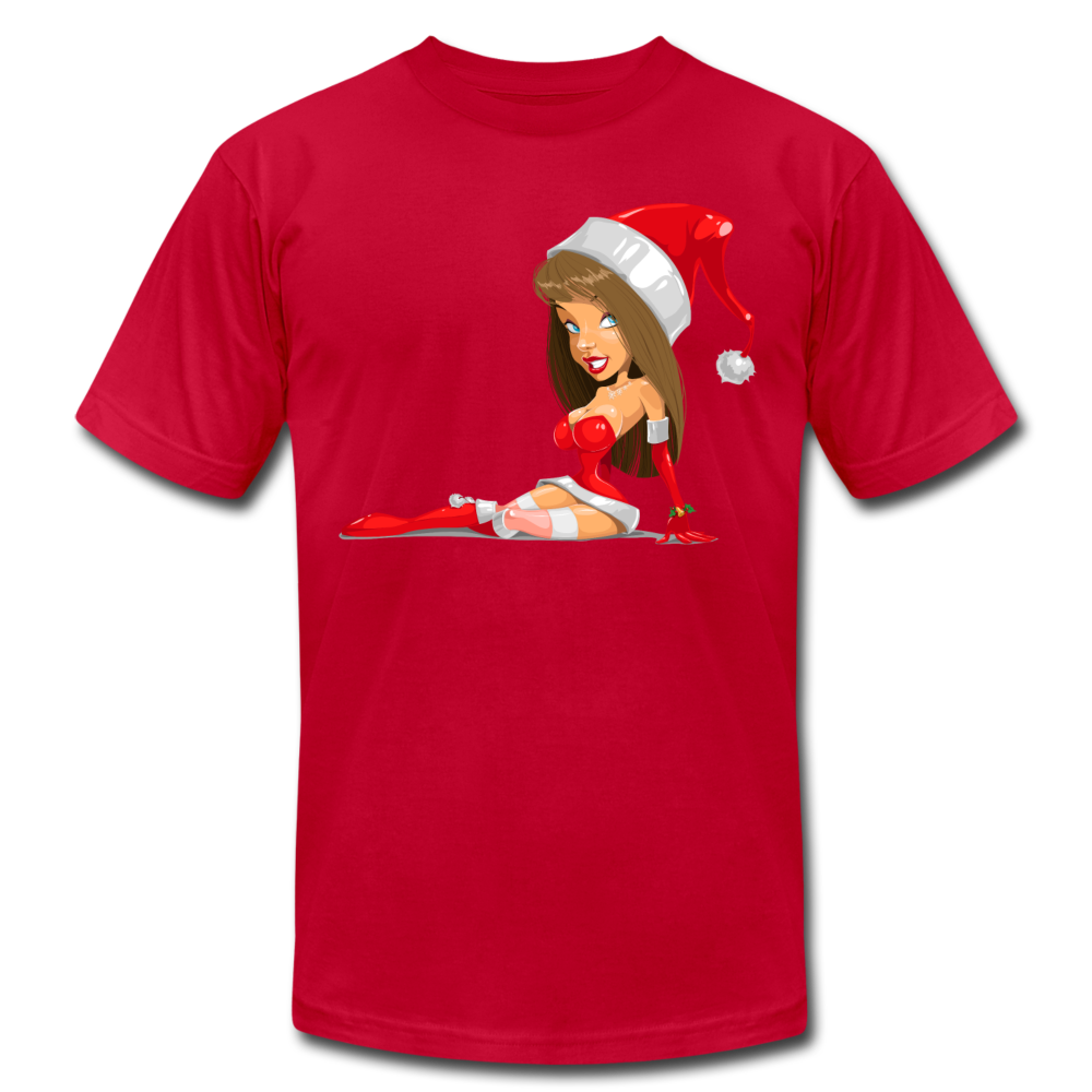 Santa Girl X-Mas T-Shirt - red