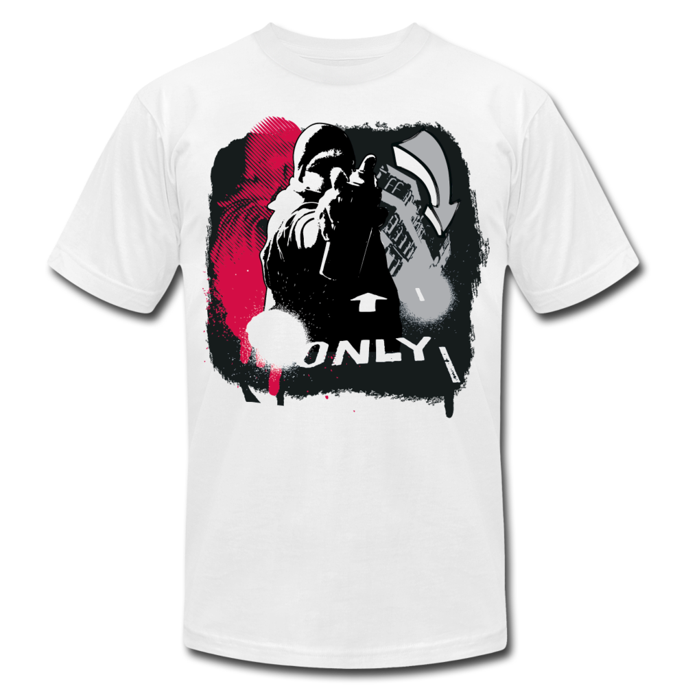 Abstract Graffiti Artist T-Shirt - white