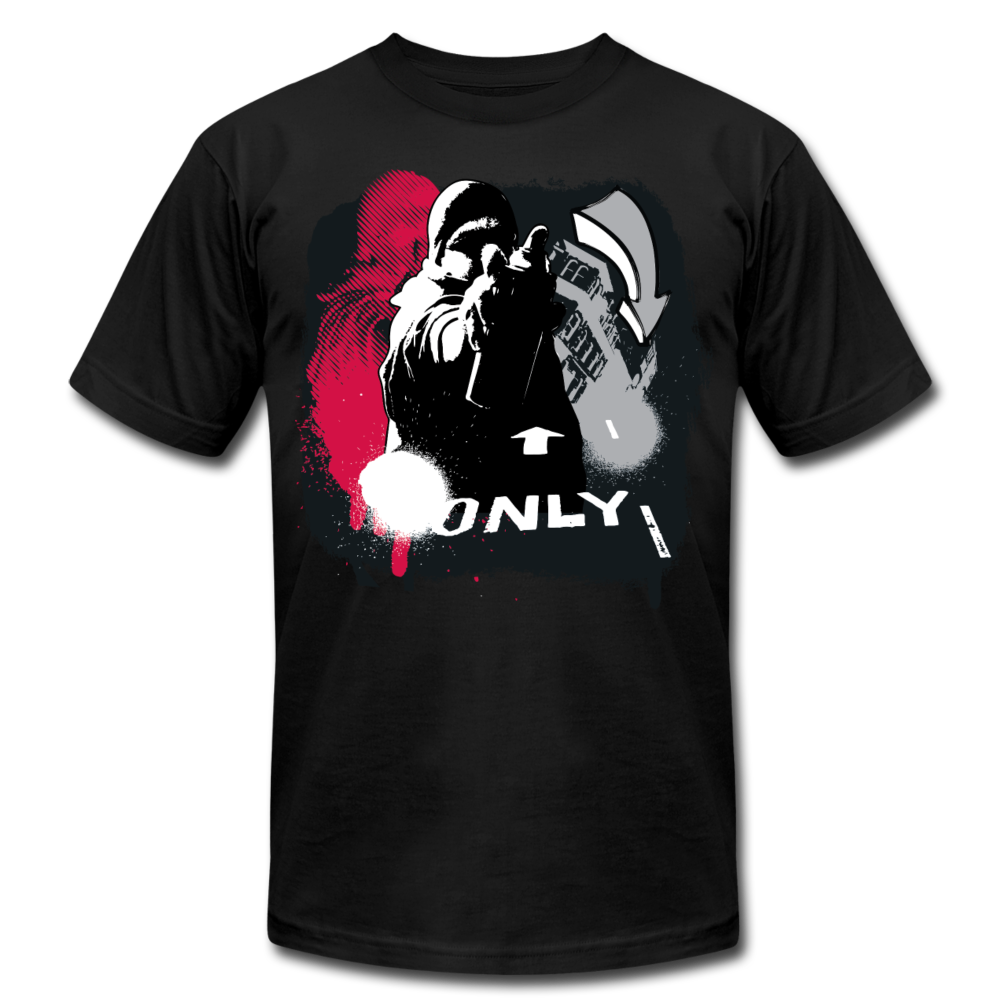 Abstract Graffiti Artist T-Shirt - black