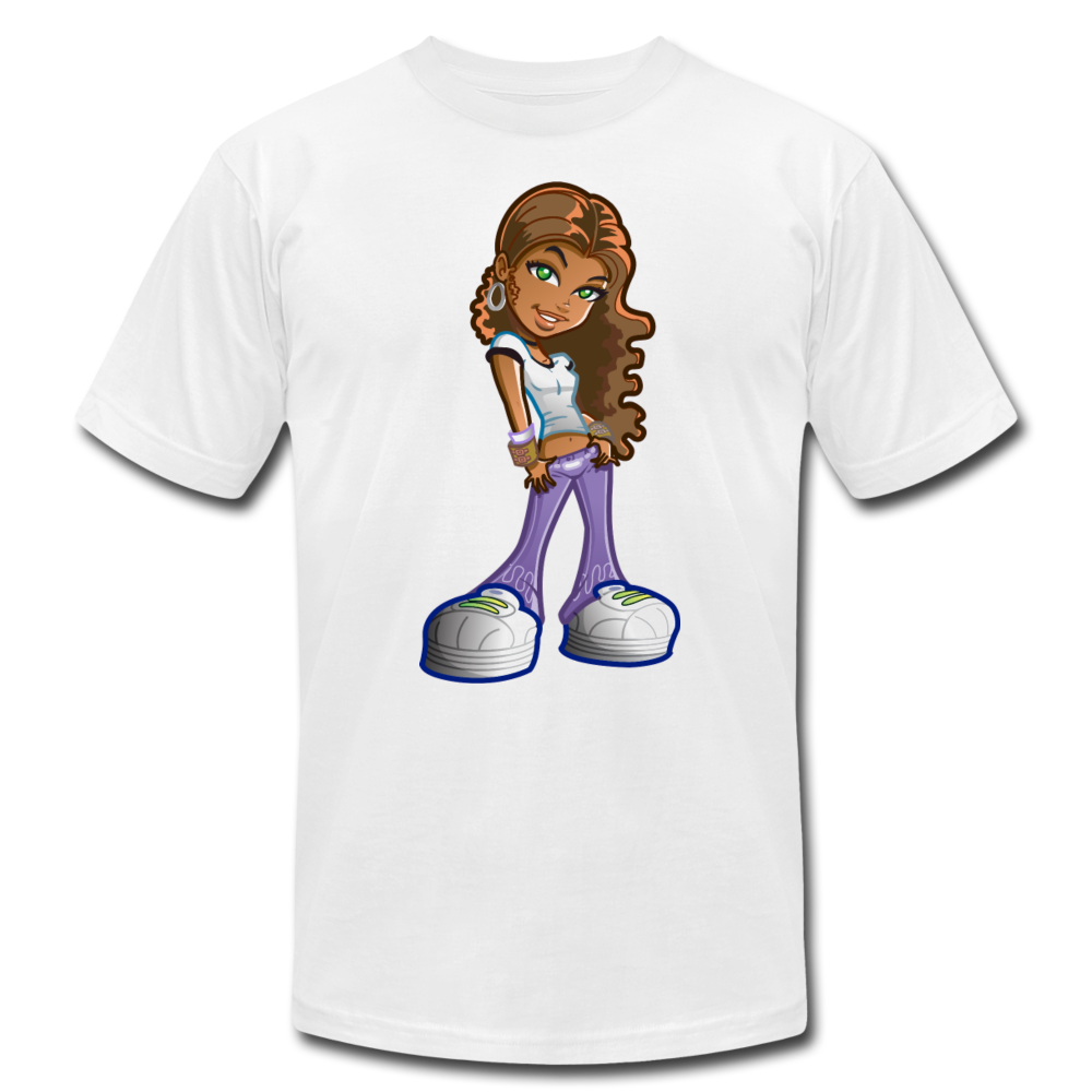 Cartoon Girl T-Shirt - white