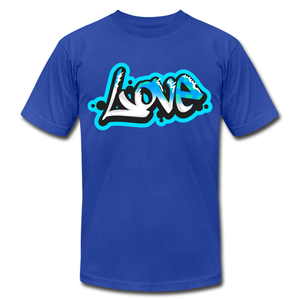 Love Graffiti T-Shirt - royal blue