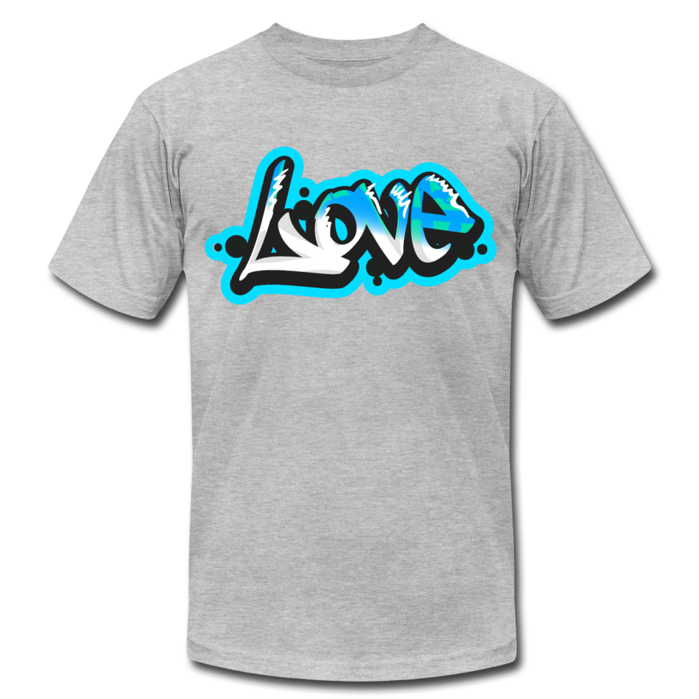 Love Graffiti T-Shirt - heather gray