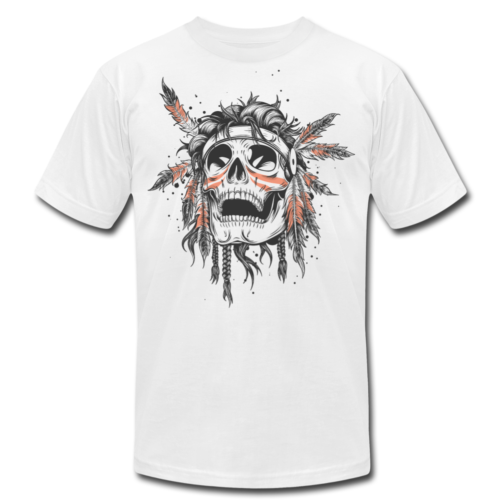 Indian Skull T-Shirt - white