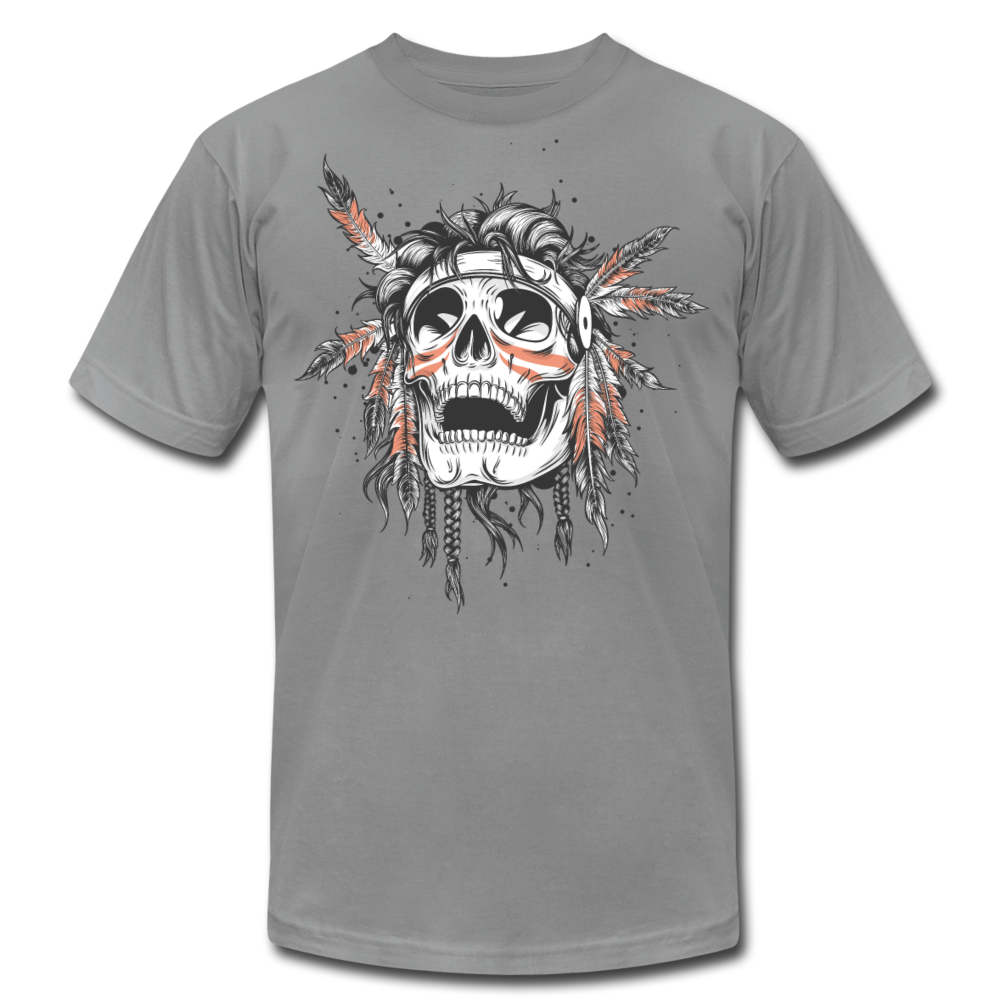 Indian Skull T-Shirt - slate