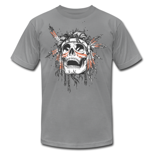 Indian Skull T-Shirt - slate
