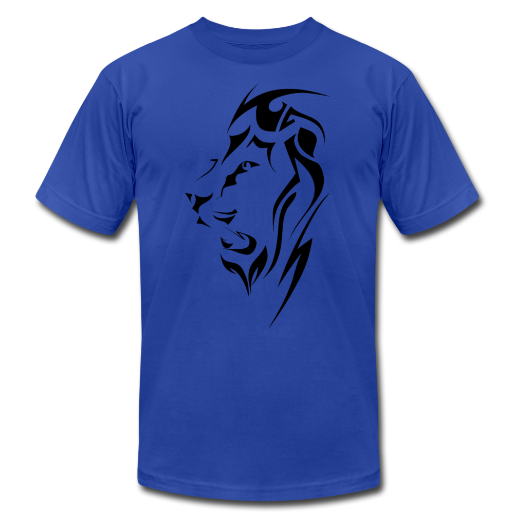 Tribal Maori Lion T-Shirt - royal blue