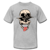 Acid Skull T-Shirt - heather gray