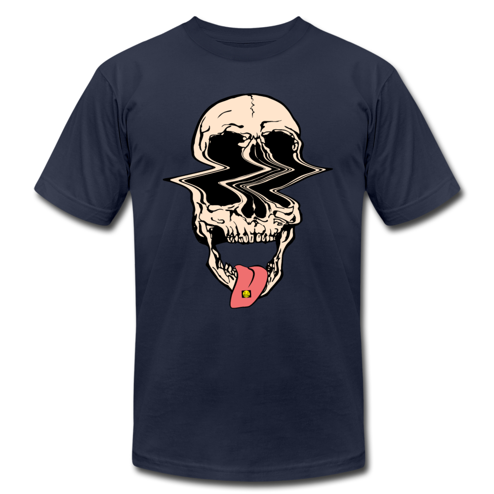 Acid Skull T-Shirt - navy