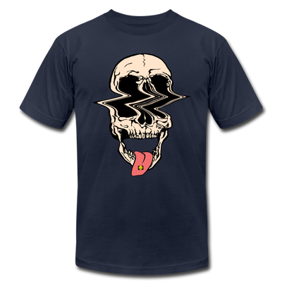 Acid Skull T-Shirt - navy