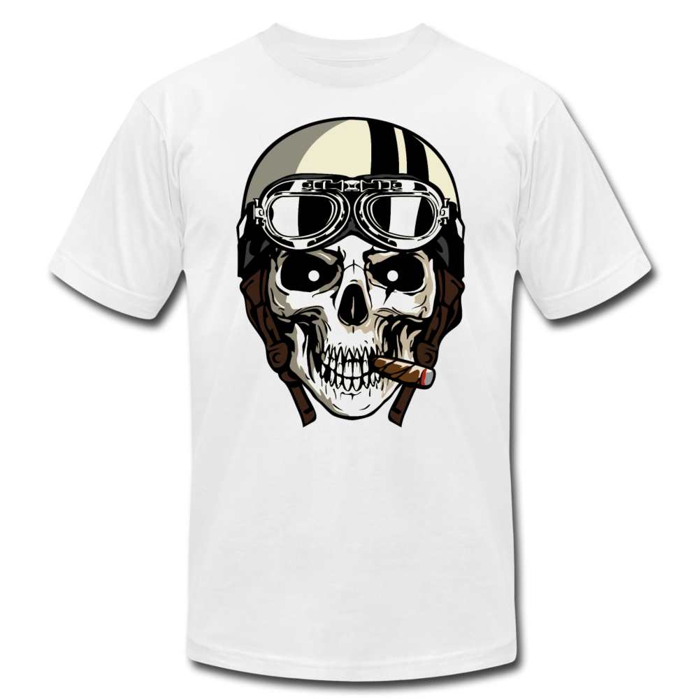 Racer Skull T-Shirt - white