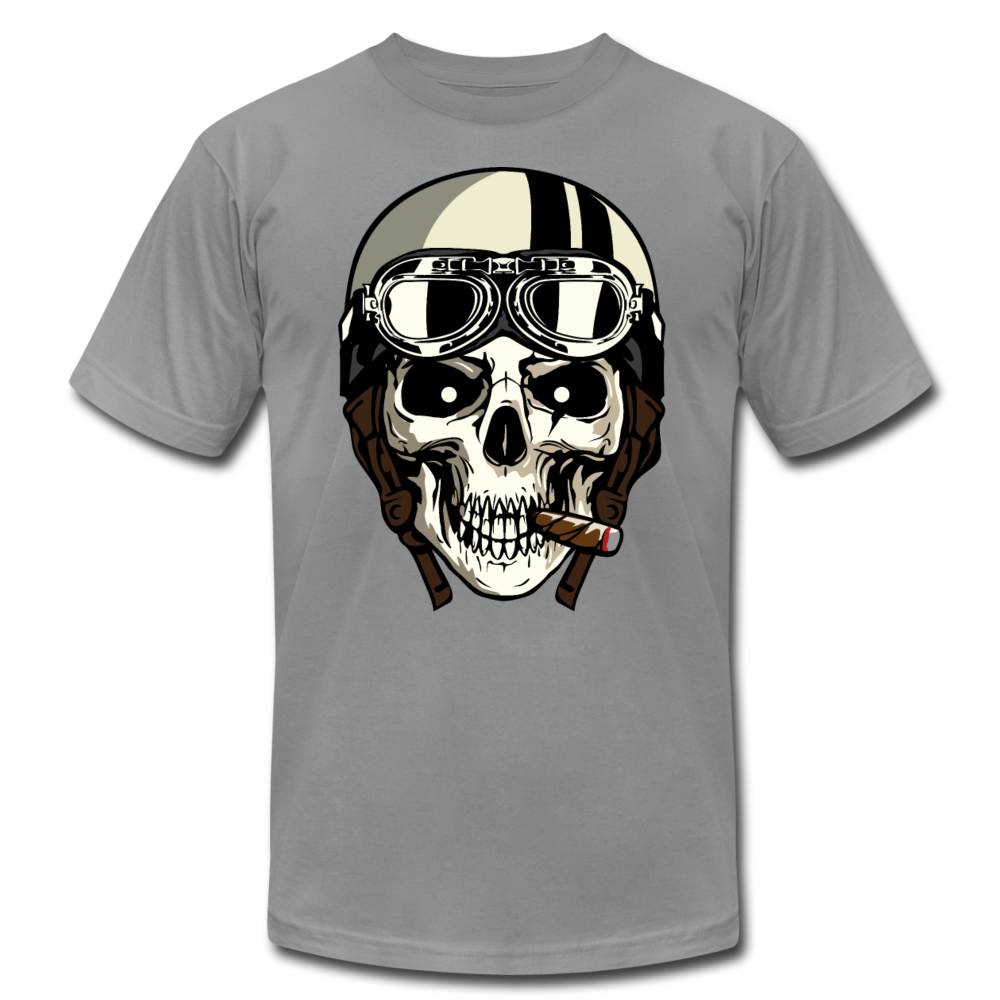 Racer Skull T-Shirt - slate
