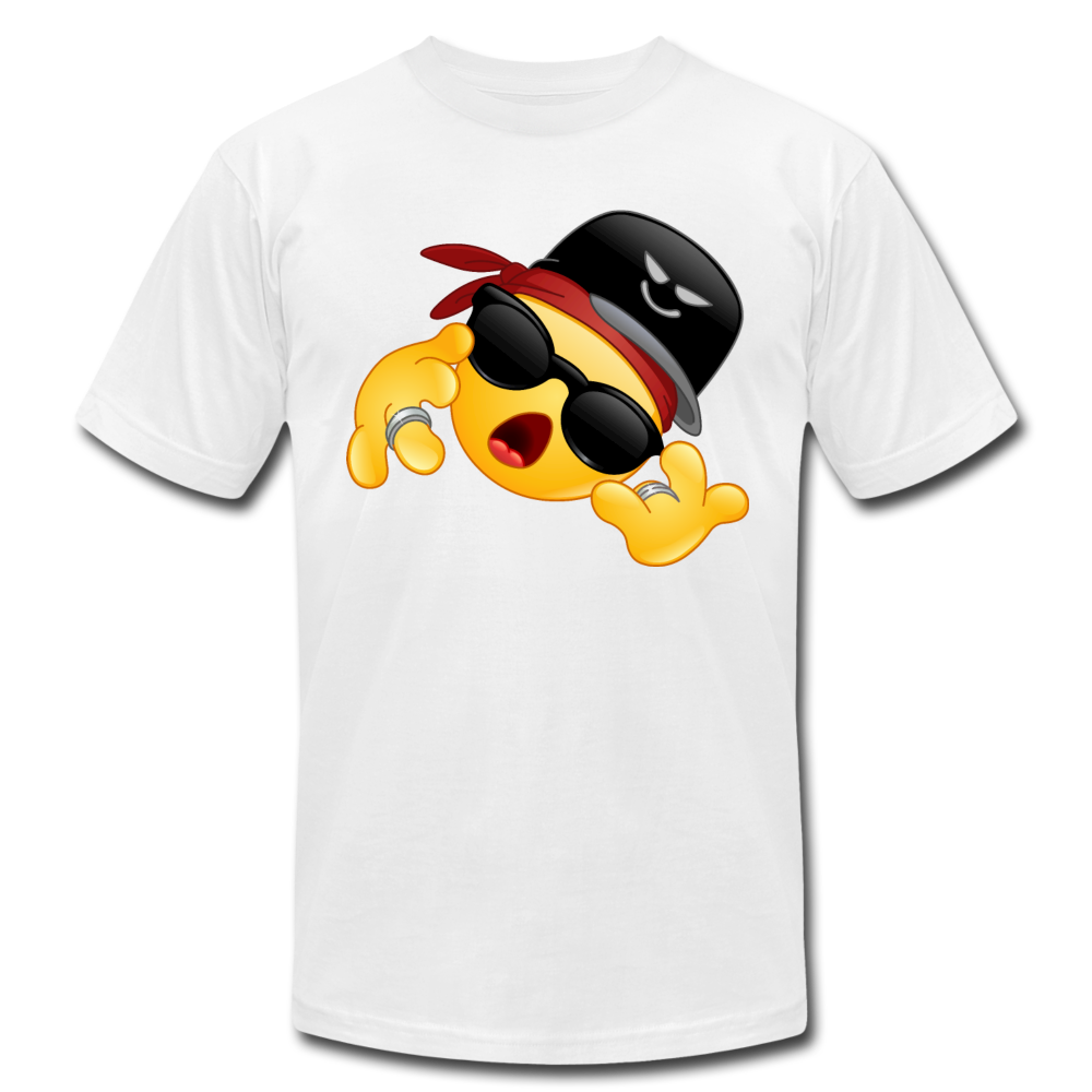 Hip Hop Emoji T-Shirt - white