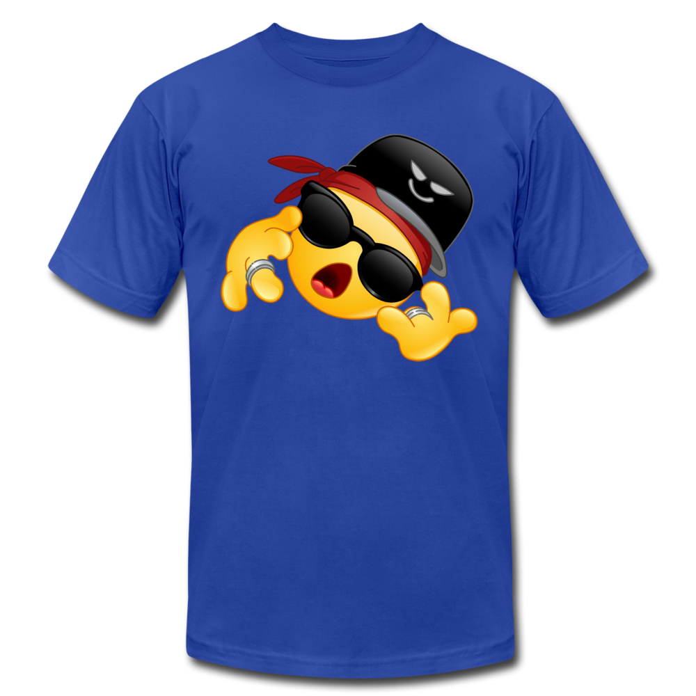 Hip Hop Emoji T-Shirt - royal blue