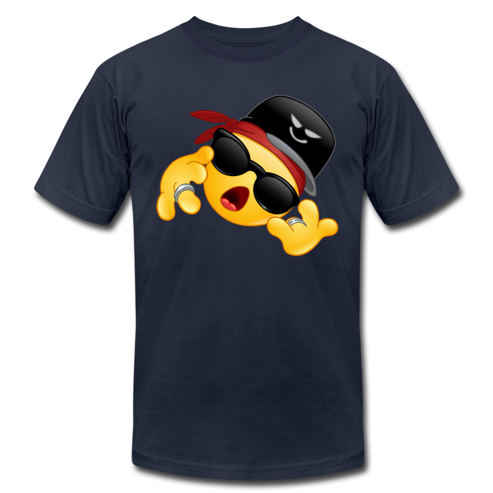 Hip Hop Emoji T-Shirt - navy