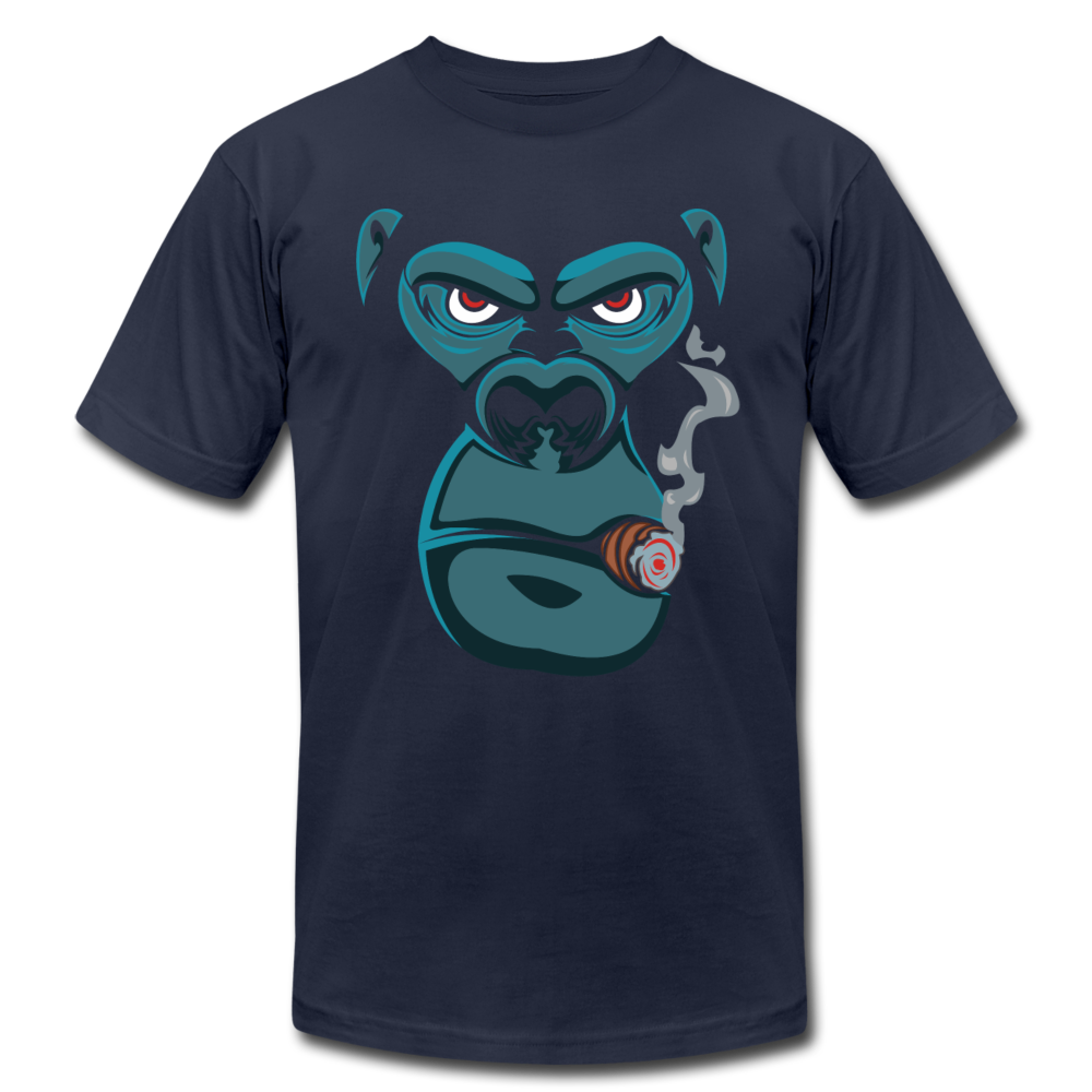 Smoking Gorilla T-Shirt - navy