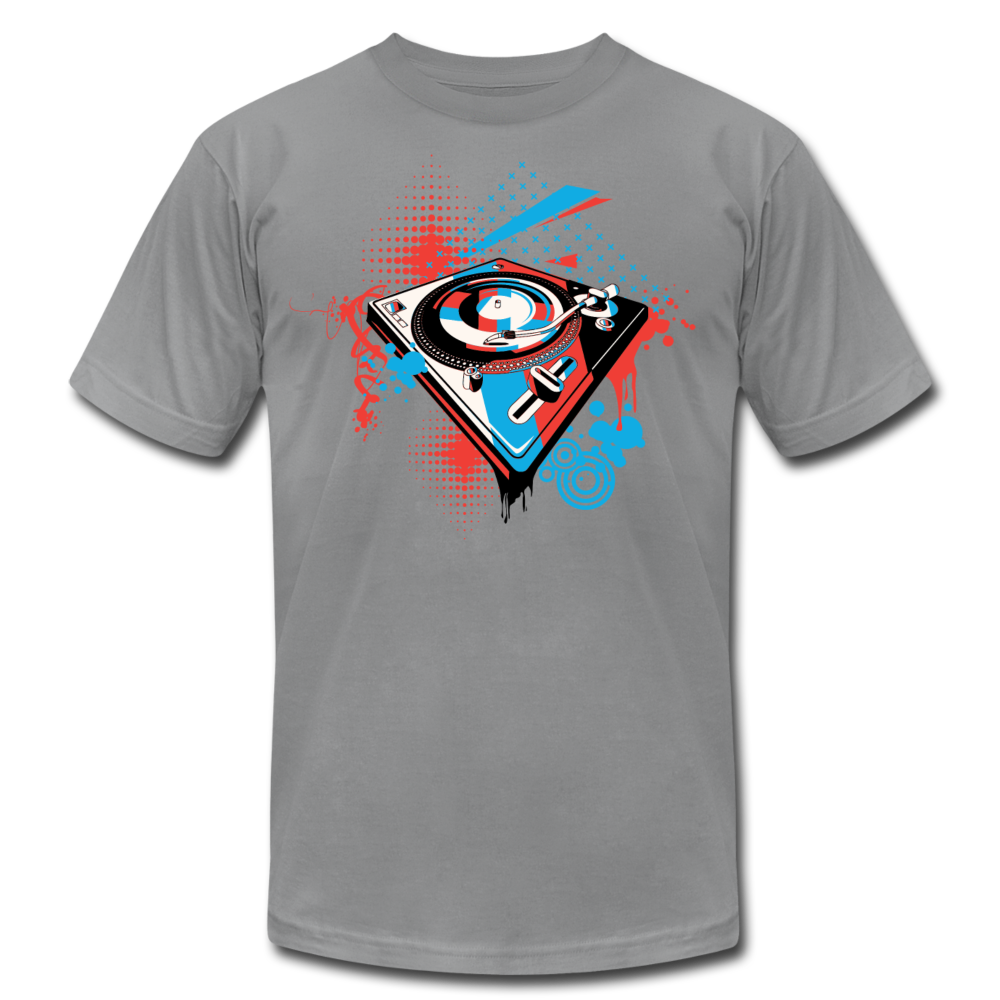 Abstract Turntable T-Shirt - slate