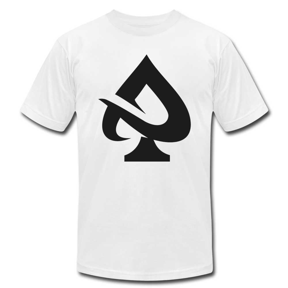 Abstract Spade T-Shirt - white