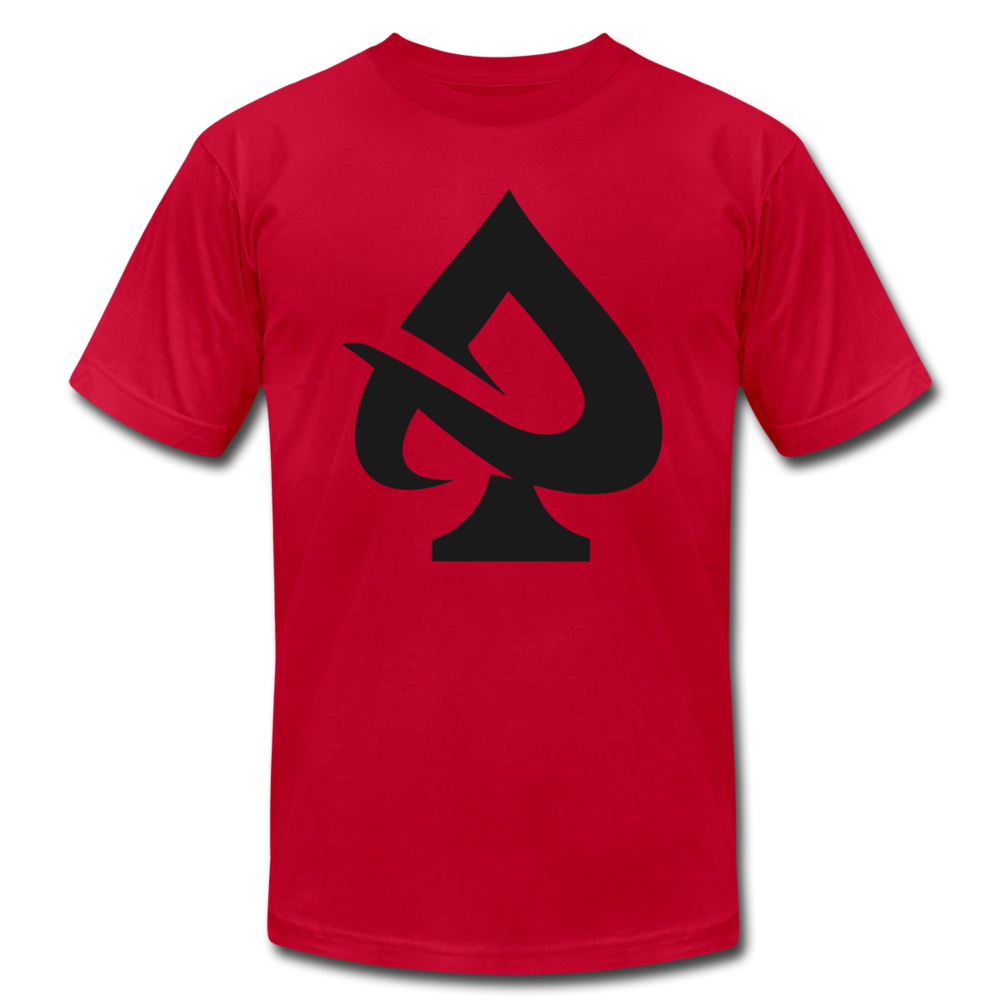 Abstract Spade T-Shirt - red