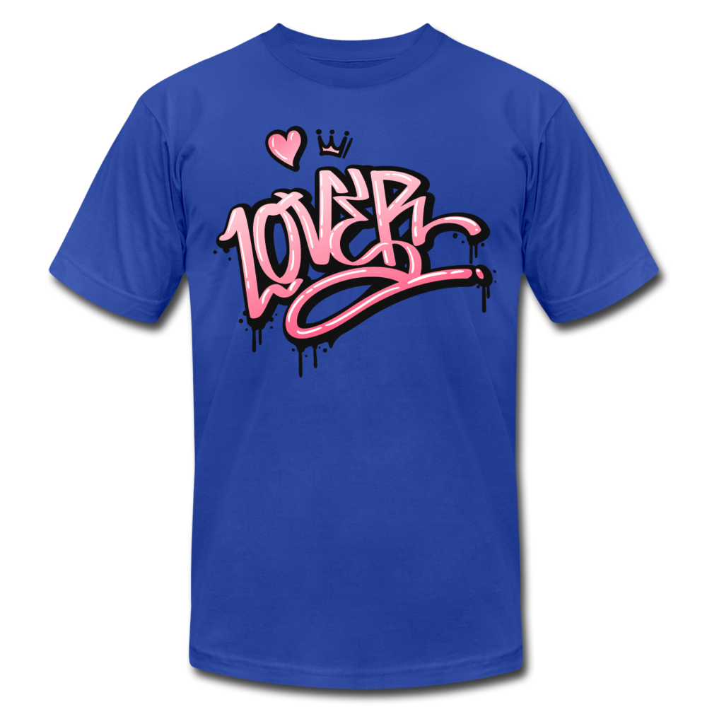 Lover Graffiti T-Shirt - royal blue
