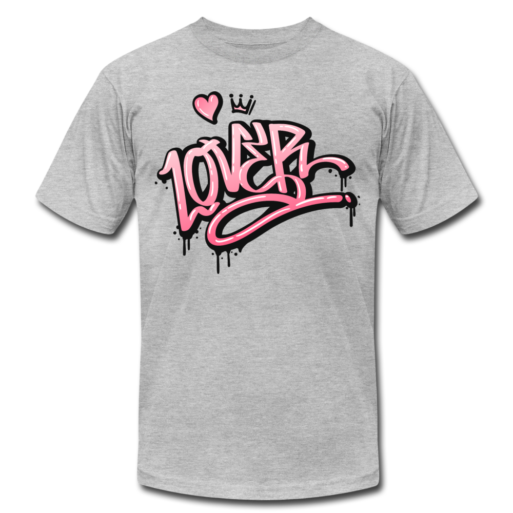 Lover Graffiti T-Shirt - heather gray