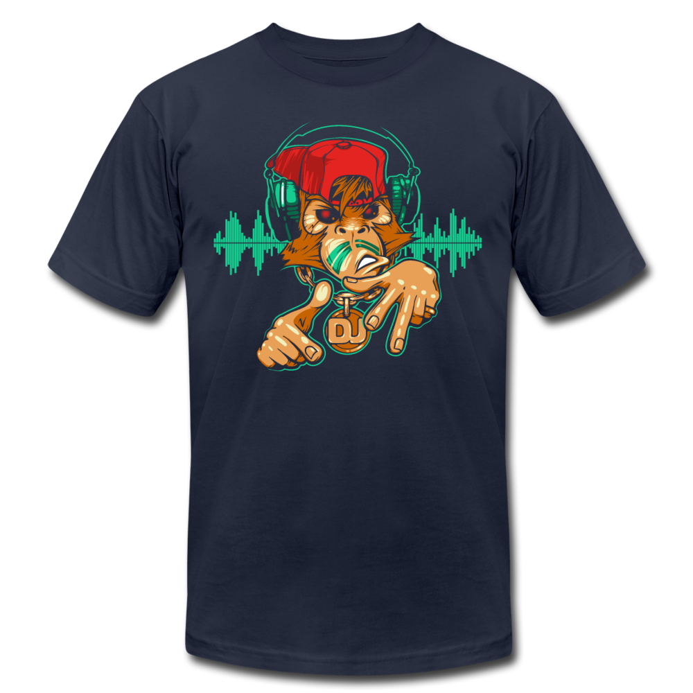 Monkey DJ T-Shirt - navy