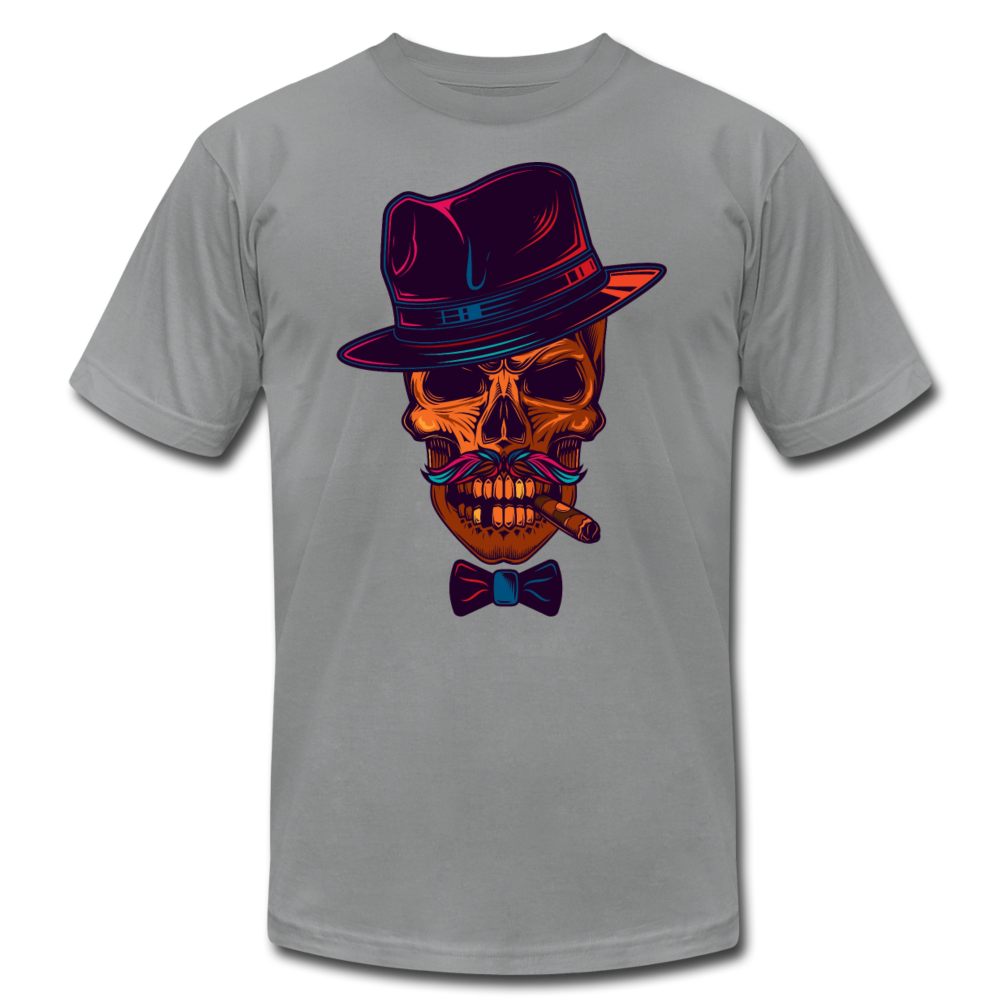 Skull Fedora T-Shirt - slate