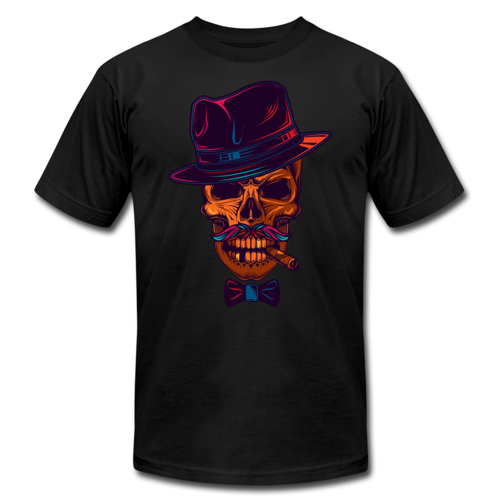 Skull Fedora T-Shirt - black