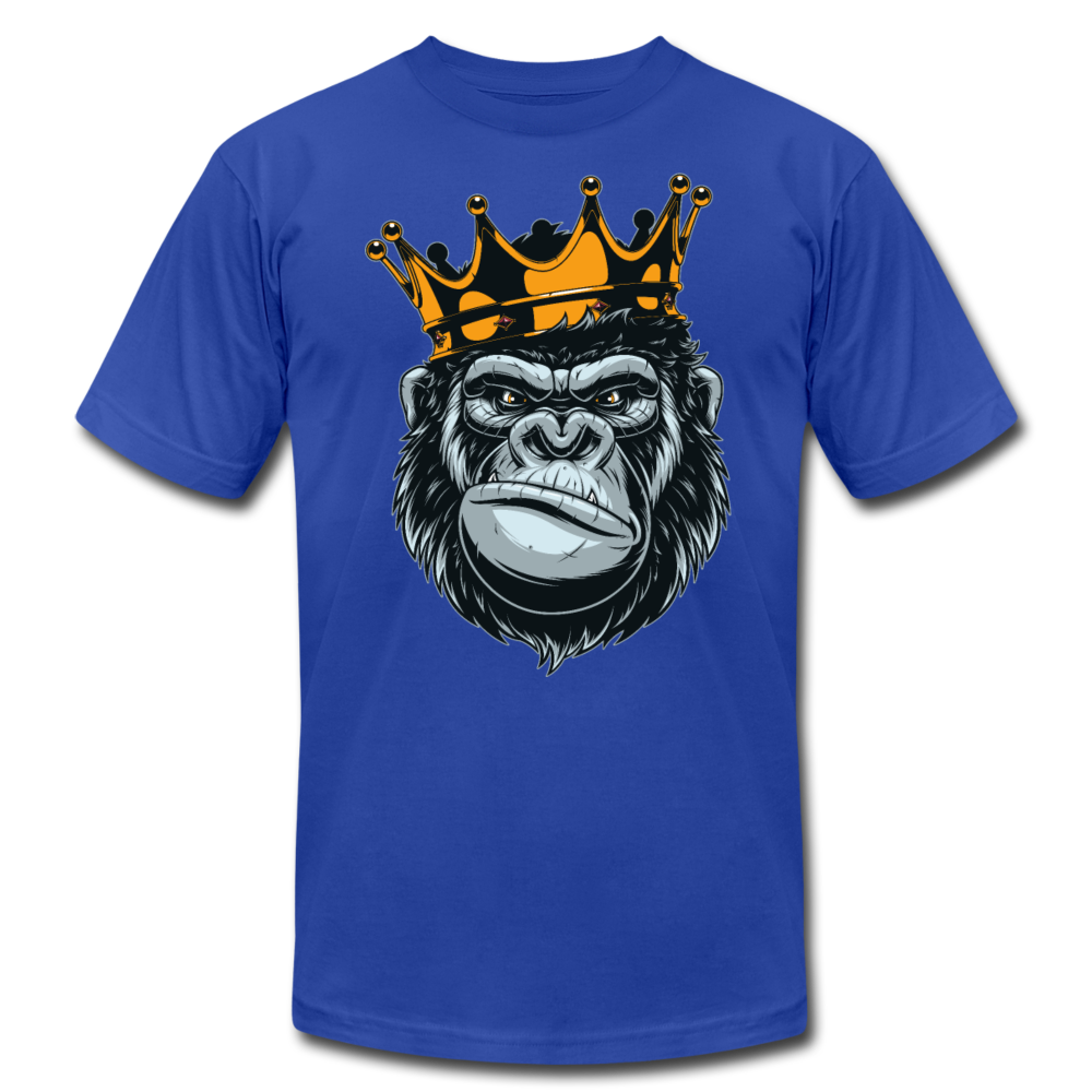 Gorilla Crown T-Shirt - royal blue