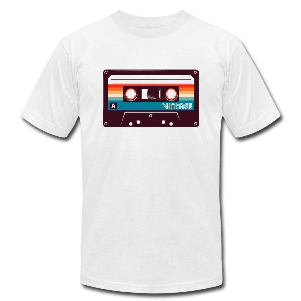 Vintage Cassette Tape T-Shirt - white