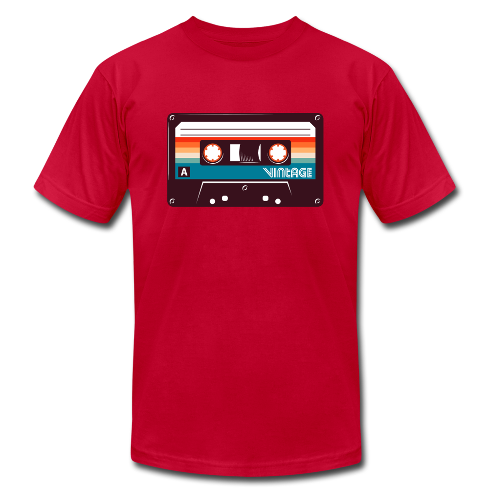 Vintage Cassette Tape T-Shirt - red