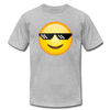 Cool Emoji T-Shirt - heather gray