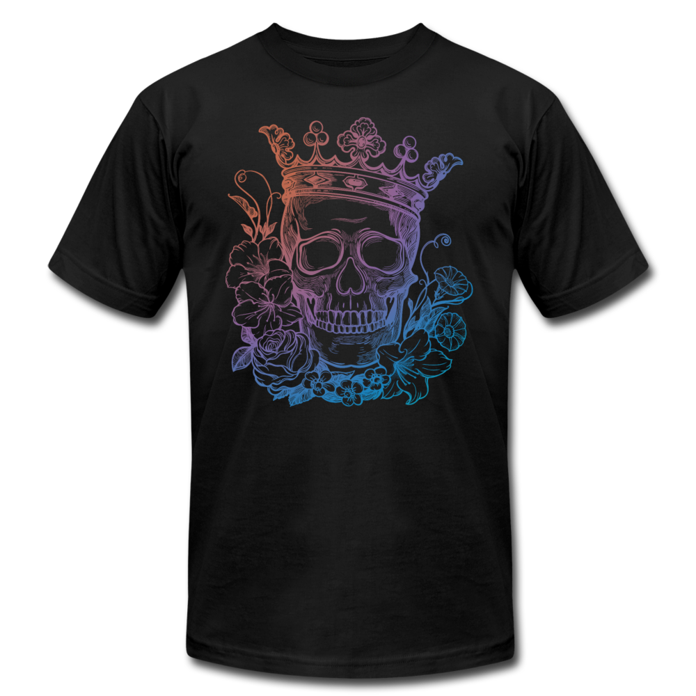 Skulls Crown & Roses T-Shirt - black