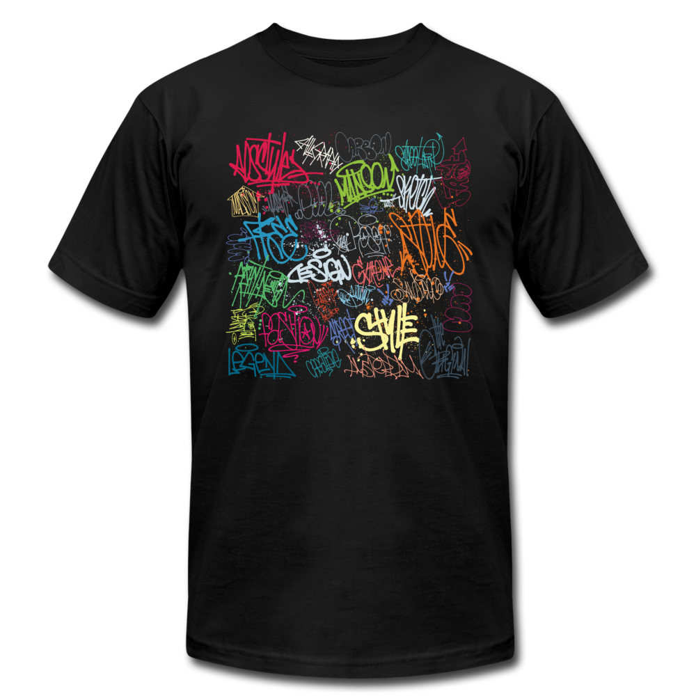 Graffiti Street Art T-Shirt - black
