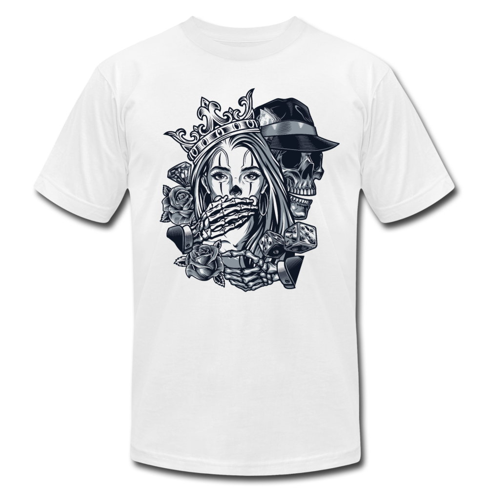 Silent Skull Crown T-Shirt - white