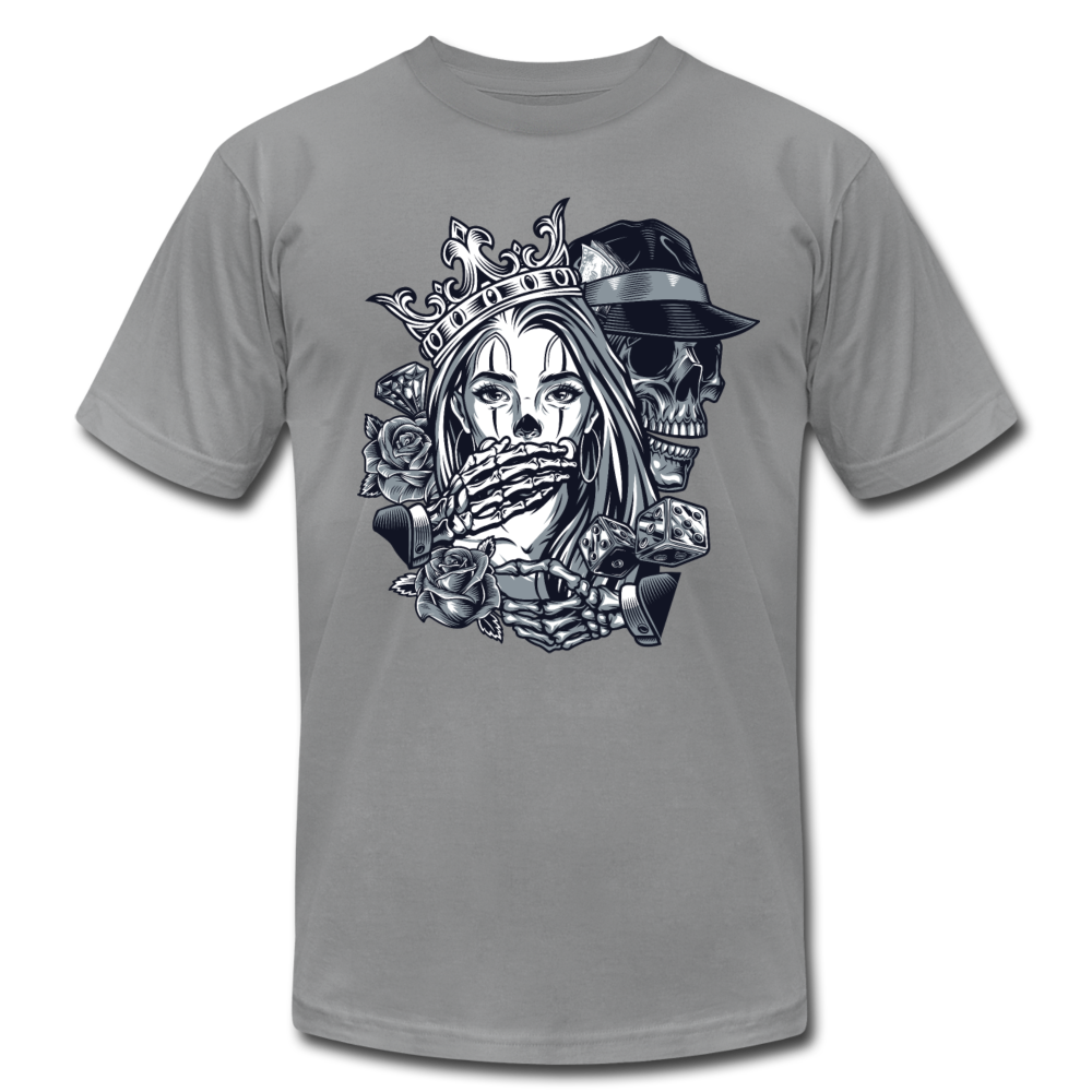 Silent Skull Crown T-Shirt - slate